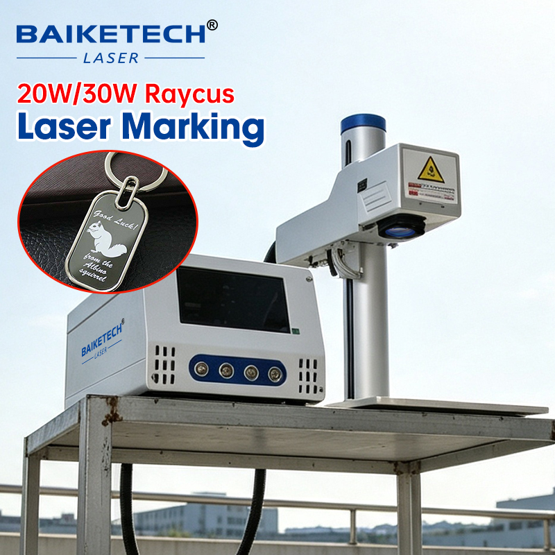 Industrial Laser Marking - Mesin Penanda Laser Serat 20W/30W Kecepatan