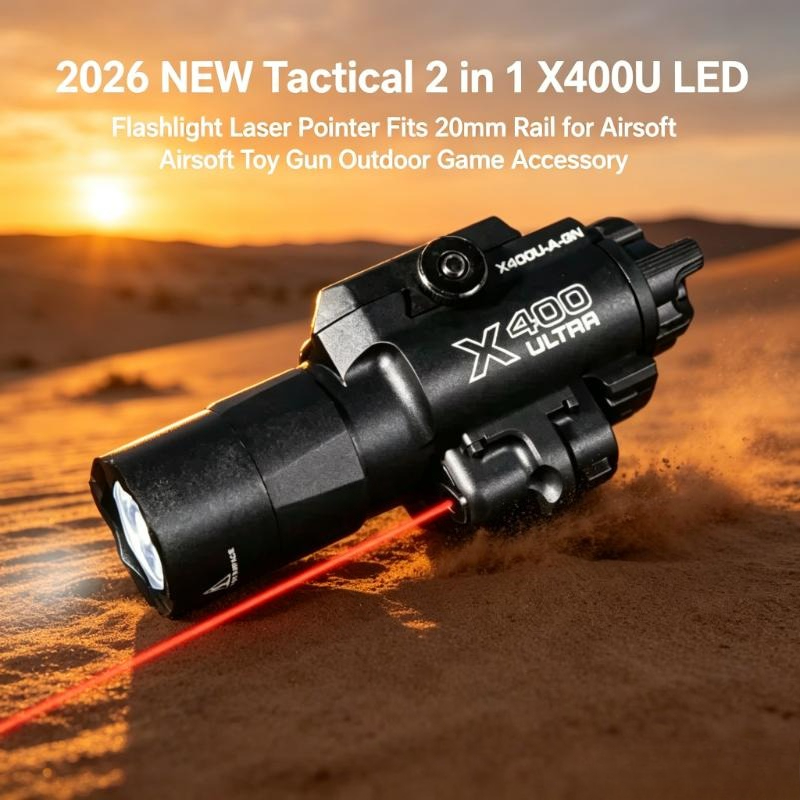 Industrial Laser Gun - 2026 Lampu LED Taktis X300U Baru