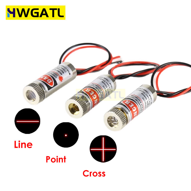 Industrial Laser Line - 650nm 5MW Titik Merah/Garis/Modul Laser Silang