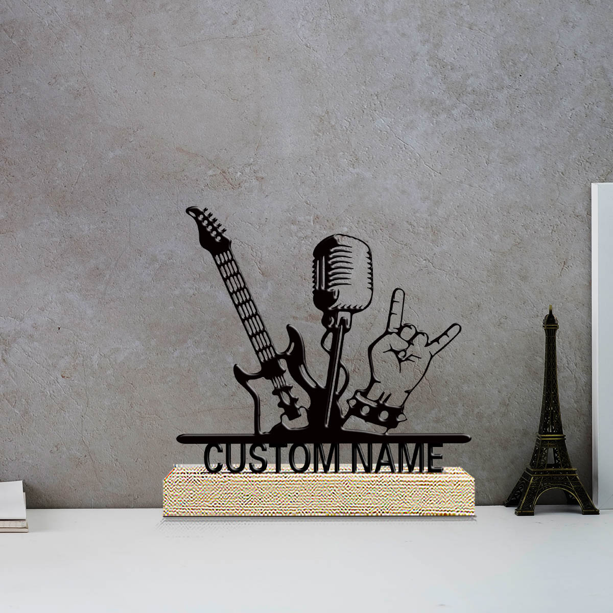 Desktop Laser Engraver - 1 buah Patung Logam Unik yang