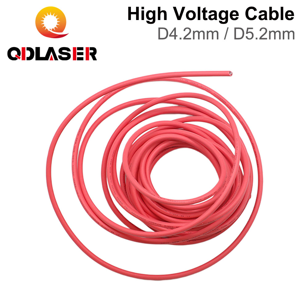 Laser Tube Replacement - QDLASER Kabel Penghubung Tegangan Tinggi Merah