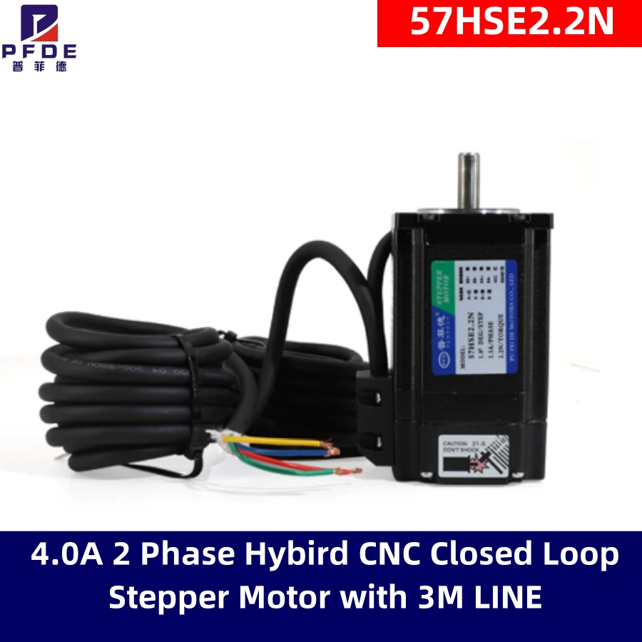 Servo Motor Cnc - Nema 23 57HSE2.2N 2.2N.M 4.0A 2