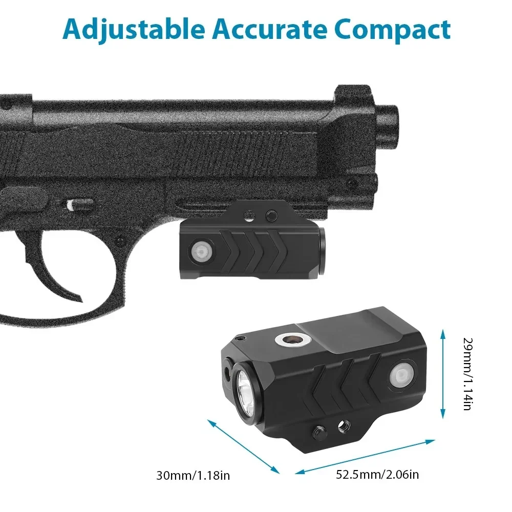 Lampu Taktis Senjata 800 Lumen - Industrial Laser Gun ulasan dan harga