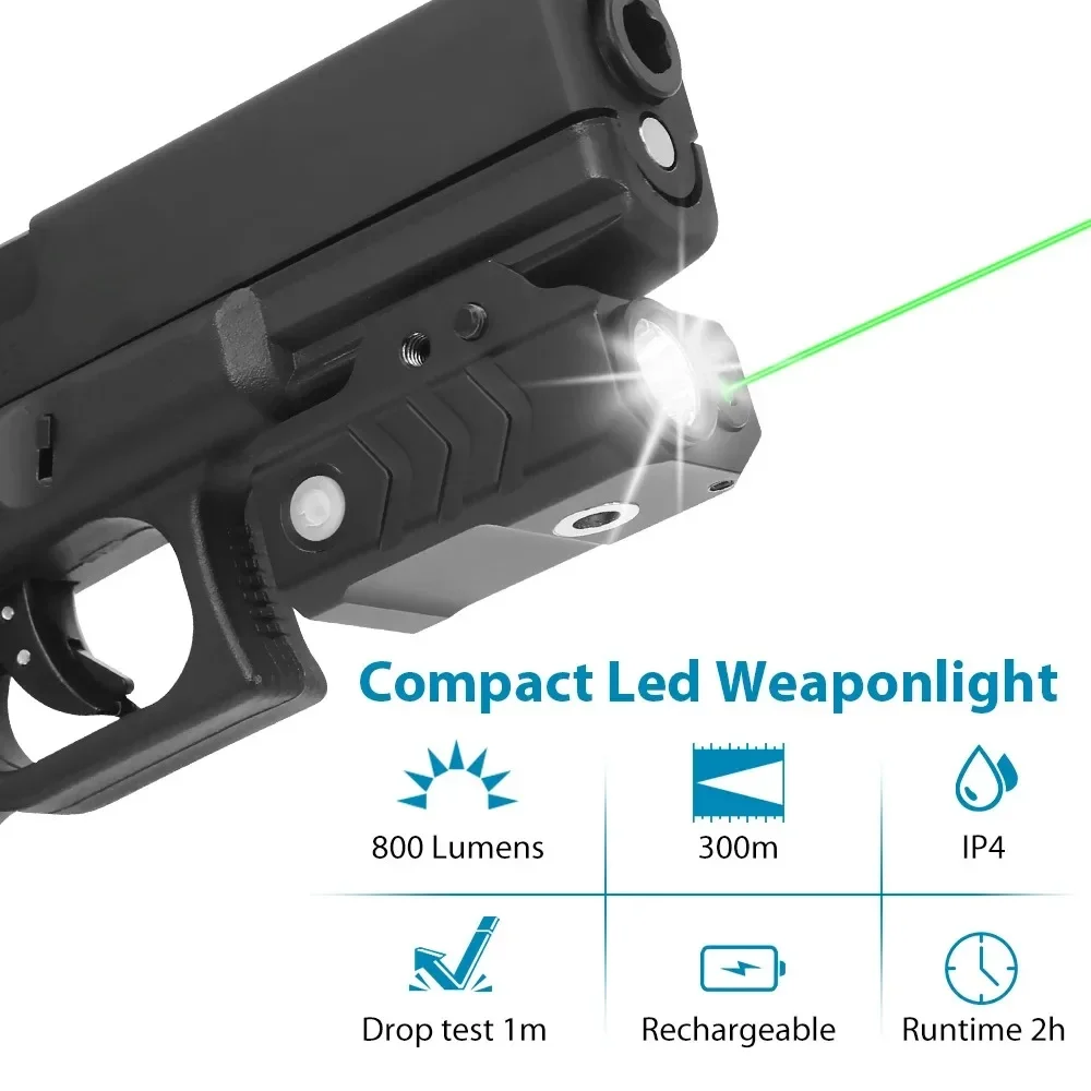 Lampu Taktis Senjata 800 Lumen - Industrial Laser Gun ulasan dan harga