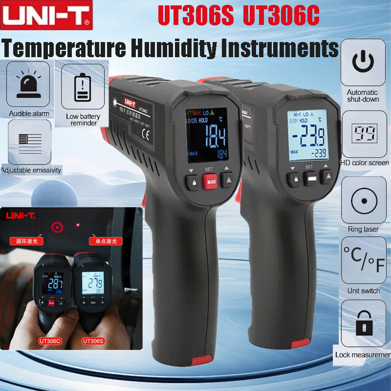 Termometer Digital UNI-T UT306 - Industrial Laser Blaster ulasan dan harga