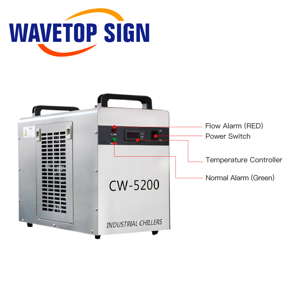 WaveTopSign CW-5200 Pendingin  - Laser Industrial Chiller ulasan dan harga