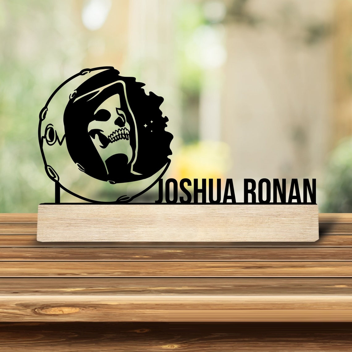 1 Buah Ornamen Meja Besi Perso - Desktop Laser Engraver ulasan dan harga