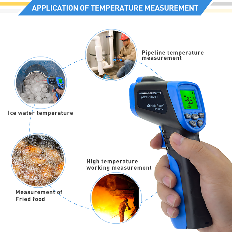 -30-550 ℃   Termometer IR Digi - Industrial Laser Blaster ulasan dan harga