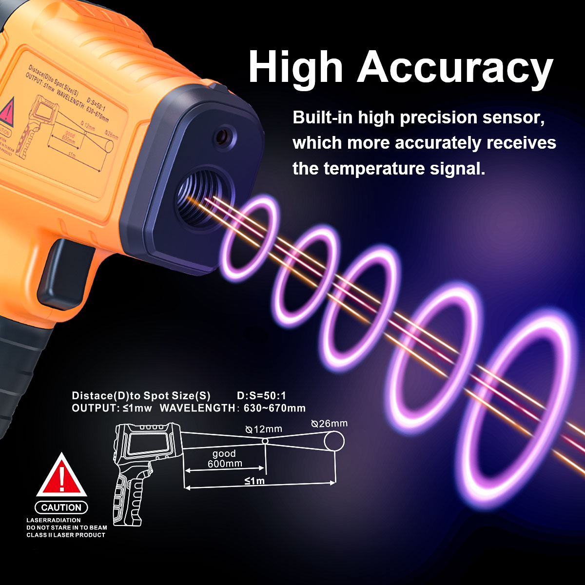 DT1000 DT1600 termometer infra - Industrial Laser Blaster ulasan dan harga