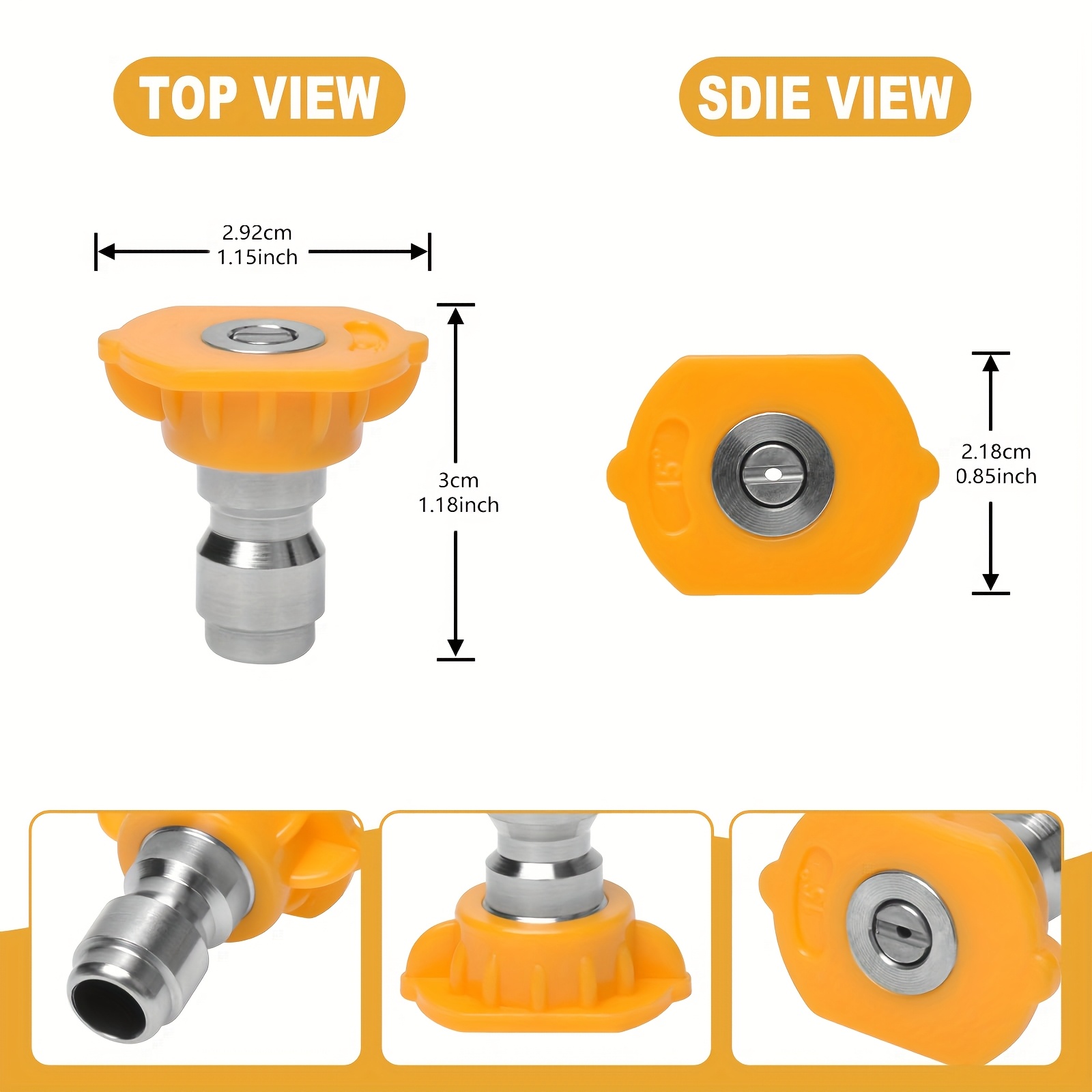 6-Pak Nozel Semprotan Mesin Cu - Laser Nozzle Ceramic ulasan dan harga