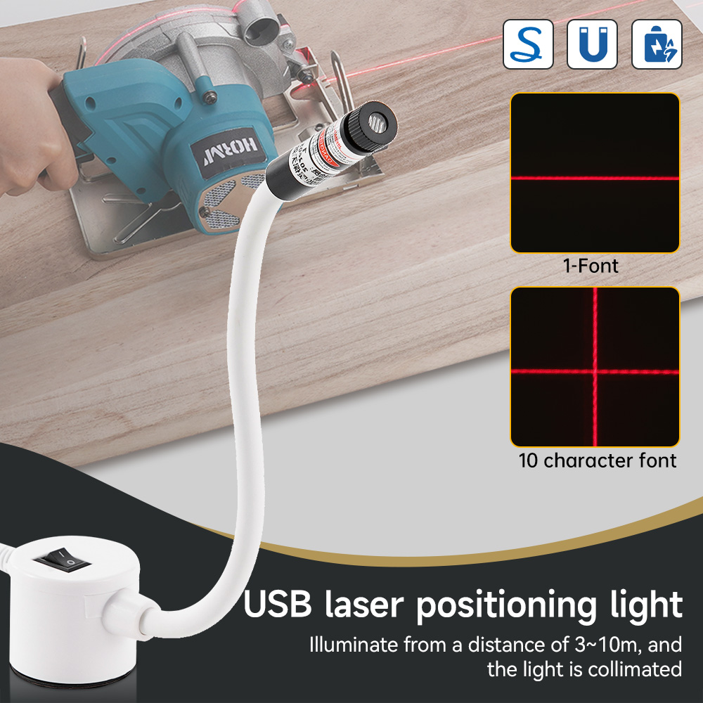 Lampu Laser merah berdaya USB  - Industrial Laser Line ulasan dan harga