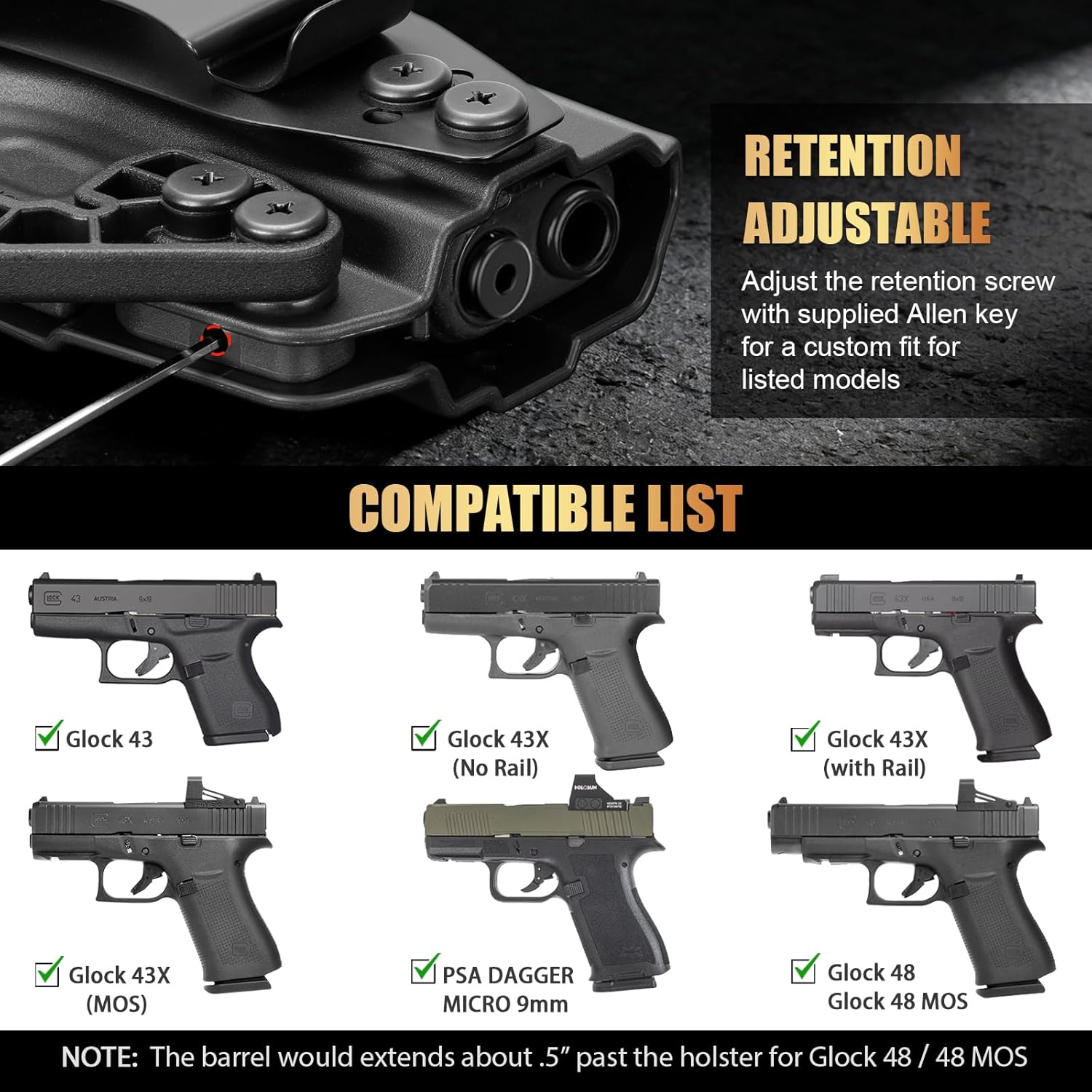 IWB/OWB Untuk Sarung Pistol G4 - Industrial Laser Gun ulasan dan harga