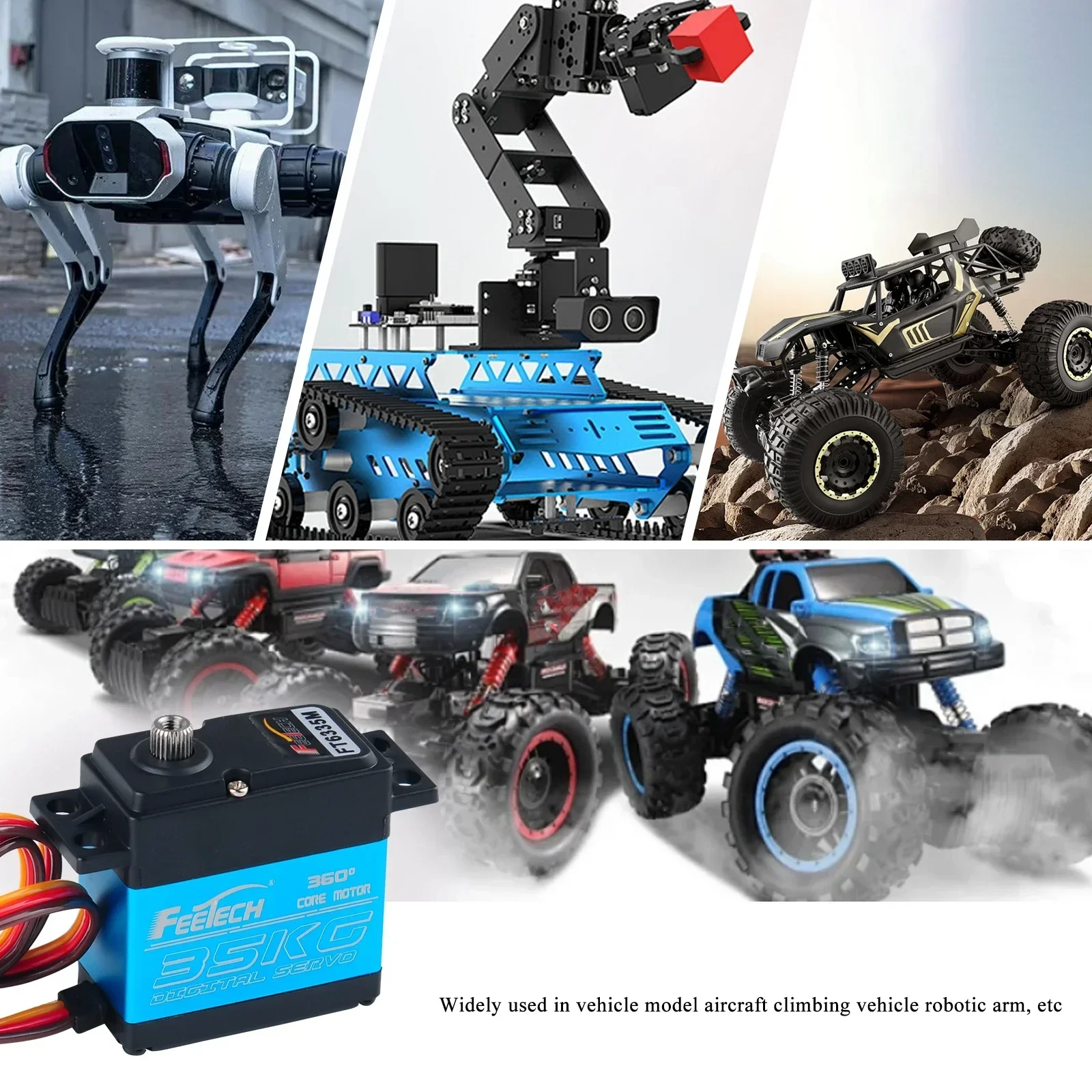 Feetech FT6335M Motor Servo RC - Servo Motor Cnc ulasan dan harga