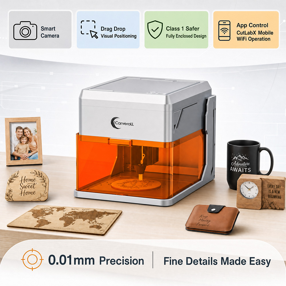 Carverall A1PRO 10W Mesin Ukir - Industrial Laser Applications ulasan dan harga