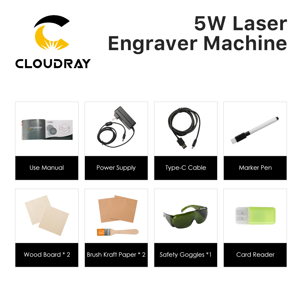Mesin Pengukir Laser Cloudray  - Industrial Laser Applications ulasan dan harga